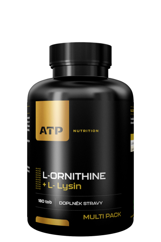 ATP Nutrition L-Ornithine + L-Lysin 180 tob